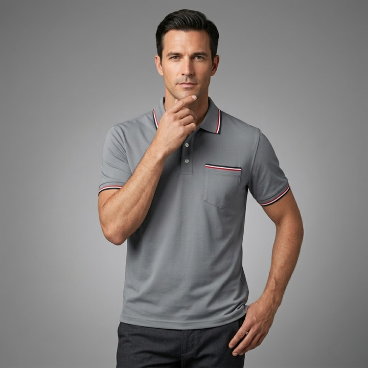 La chemise polo de golf intelligente pour hommes Brenton