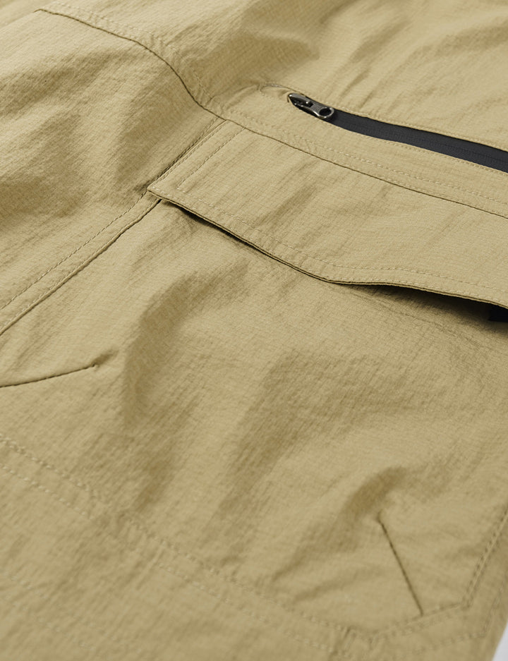 Short cargo léger multi-poches à séchage rapide pour hommes, travail décontracté, randonnée, travail