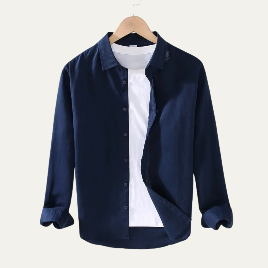 La Chemise Rétro en Lin Coton d&
