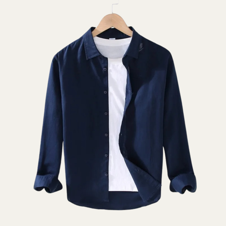 La Chemise Rétro en Lin Coton d&