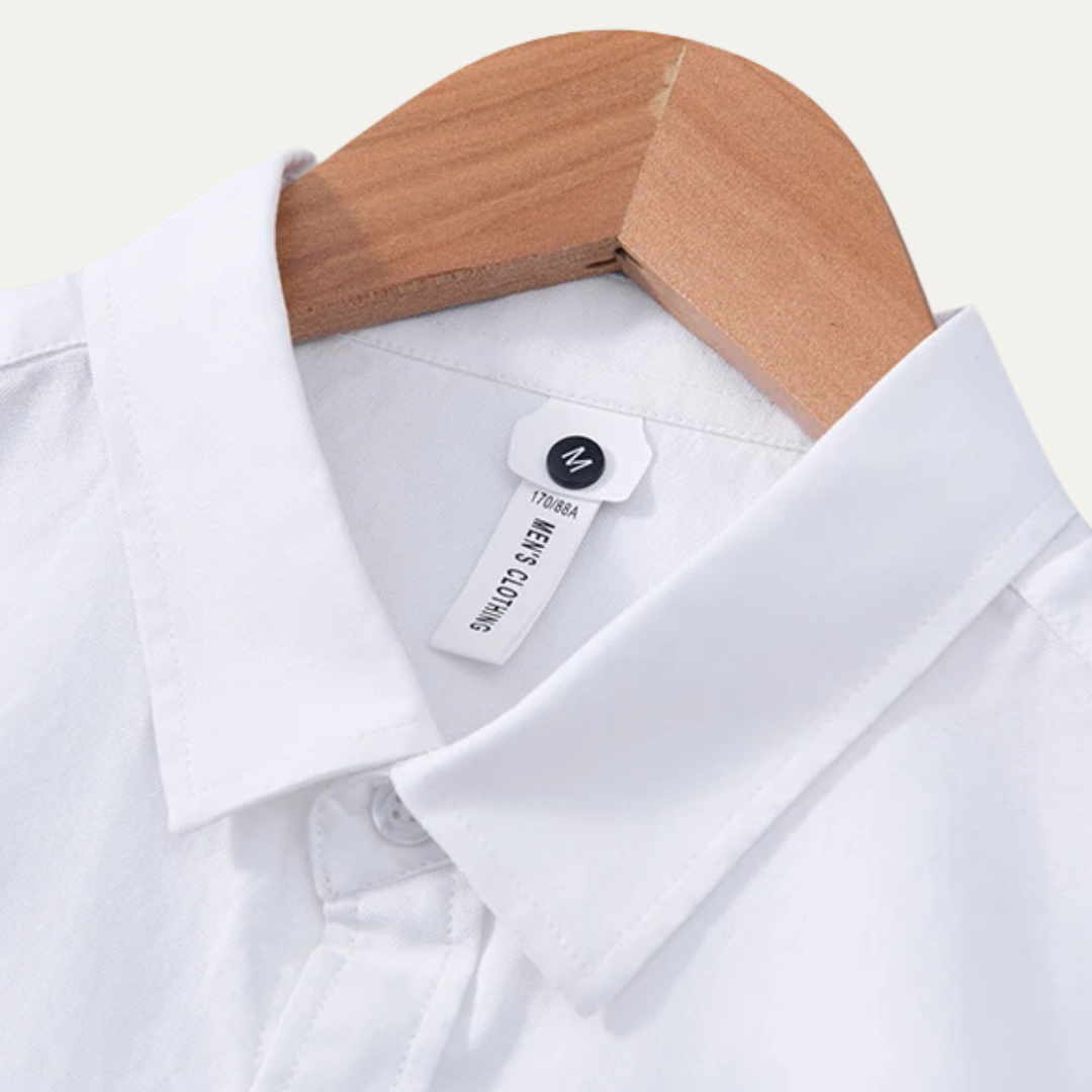 La chemise à manches longues en coton slim fit Salerno pour homme