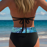 Bikini Sexy Dos Nu Soutien-Gorge Imprimé