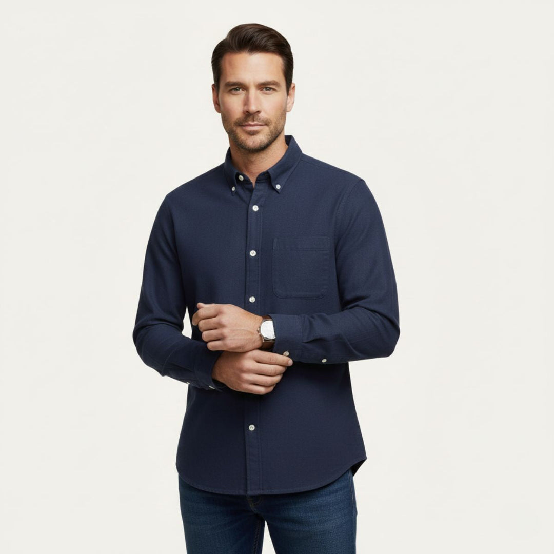 La Chemise en Denim Décontractée Boston pour Hommes