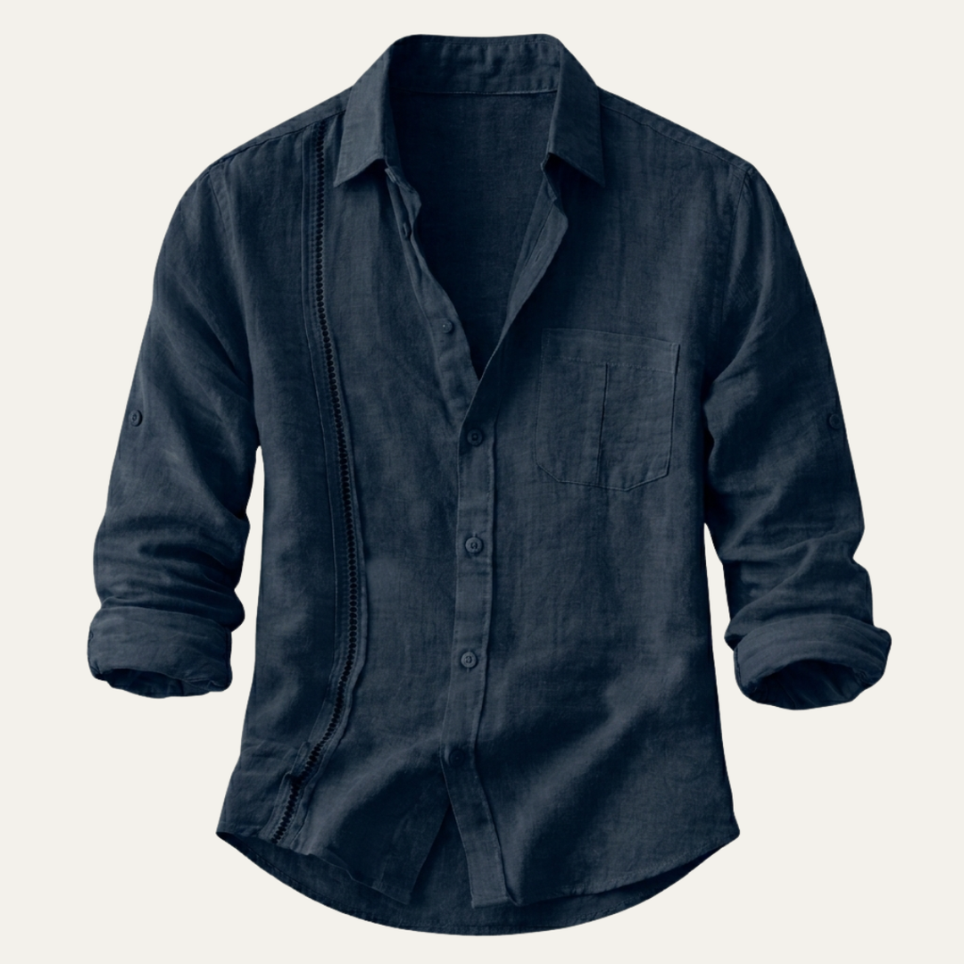 La Chemise de Plage Décontractée à Boutons pour Hommes Ridgehaven