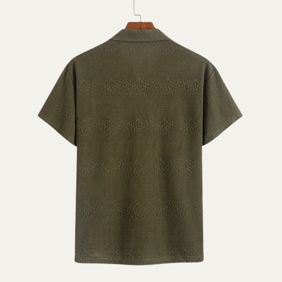 Le Polo Tricoté Respirant à Col V pour Hommes Maplewood Ridge
