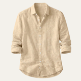 La chemise décontractée en lin léger d'été pour homme Silverwood Hill