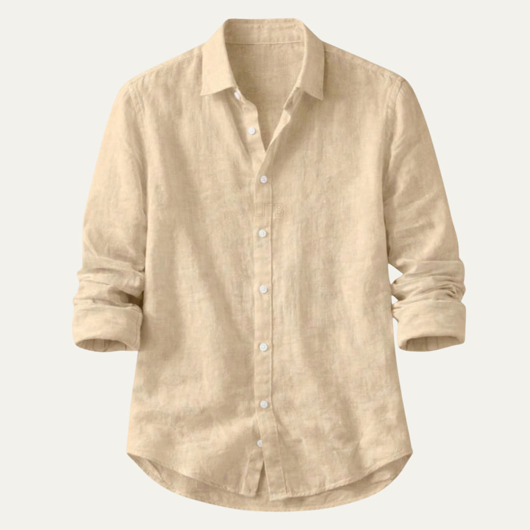 La chemise décontractée en lin léger d&