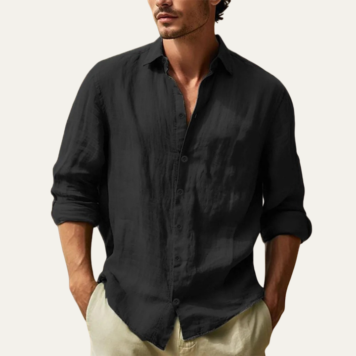 La Chemise Décontractée en Lin Léger pour Hommes Alderton