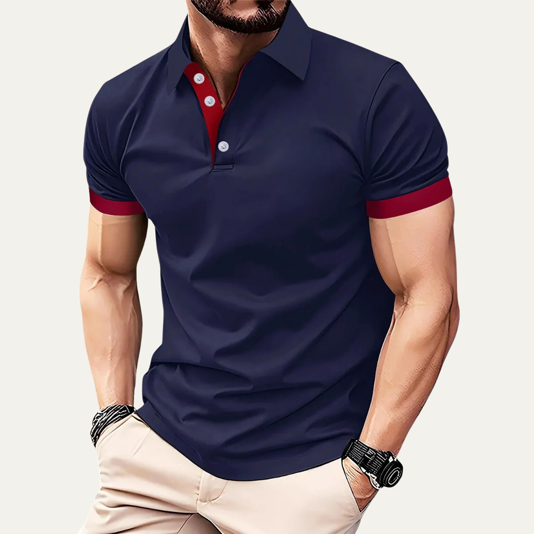 Le Polo de Golf Imprimé Casual pour Homme Cala Mariolu