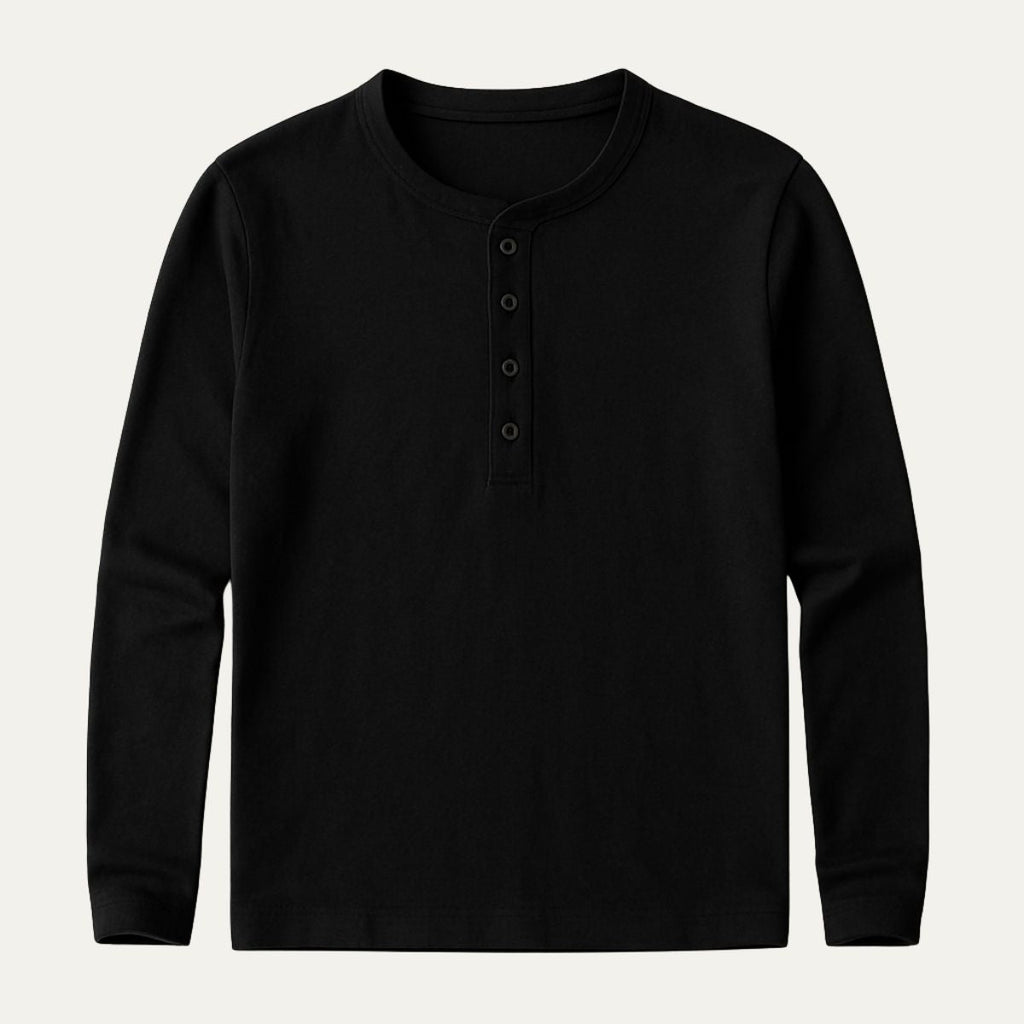 Le Polo en Coton à Manches Longues Cromwell pour Hommes