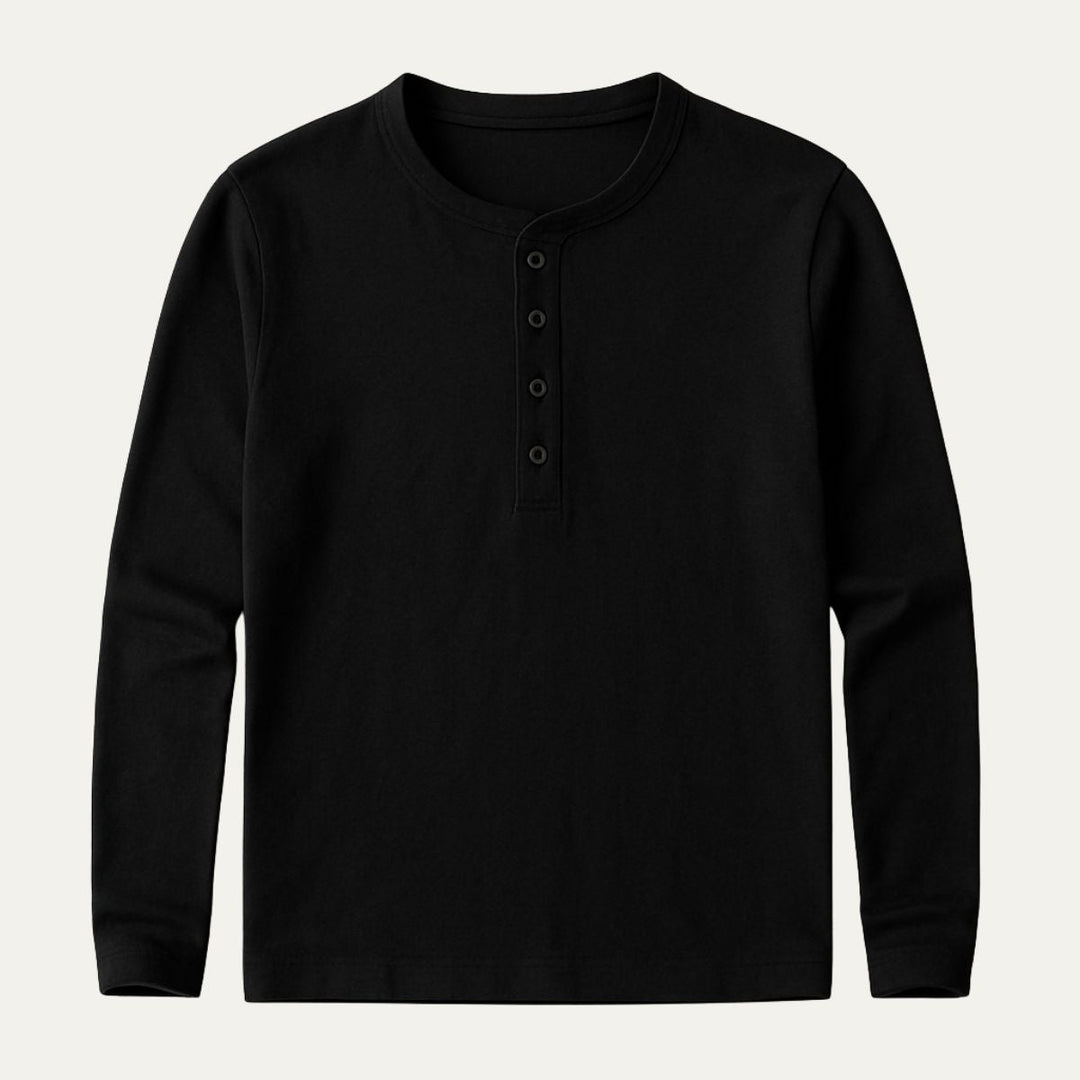 Le Polo en Coton à Manches Longues Cromwell pour Hommes
