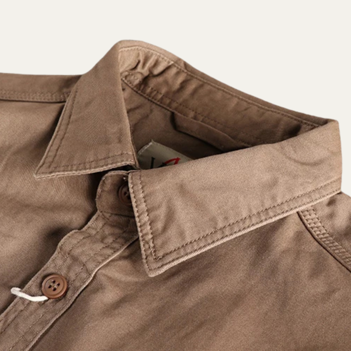 La Veste Chemise Utilitaire Vintage Lavée pour Hommes Hillston