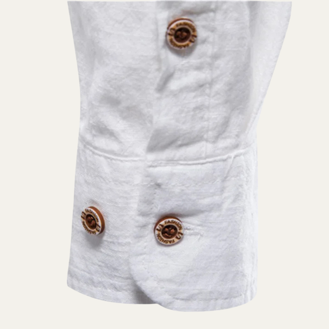 La chemise décontractée à col montant pour homme Pineview Ridge, coupe slim