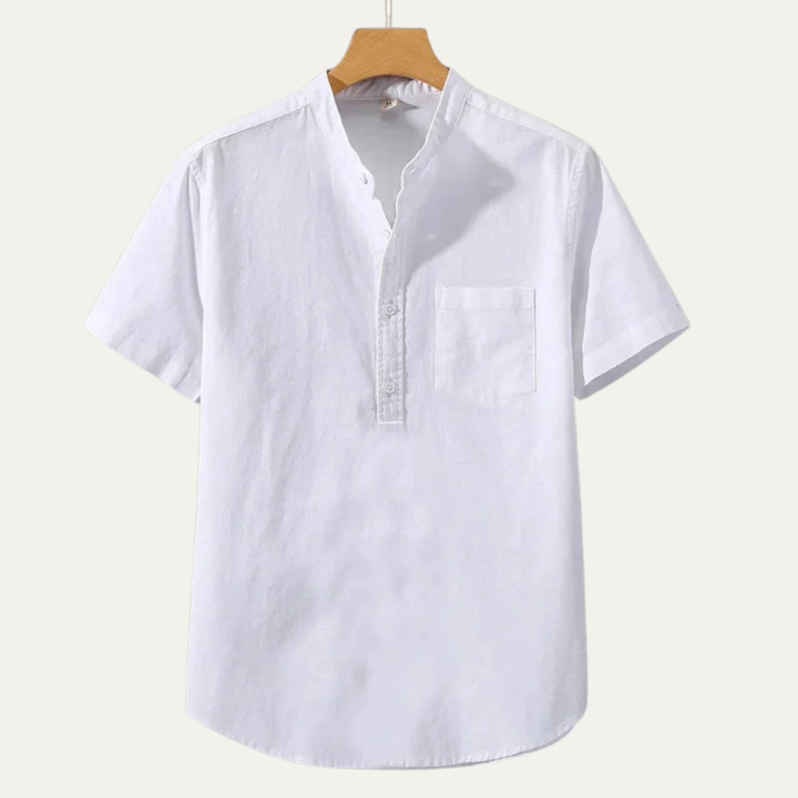 La Chemise Légère en Coton et Lin pour Homme Meadowcrest