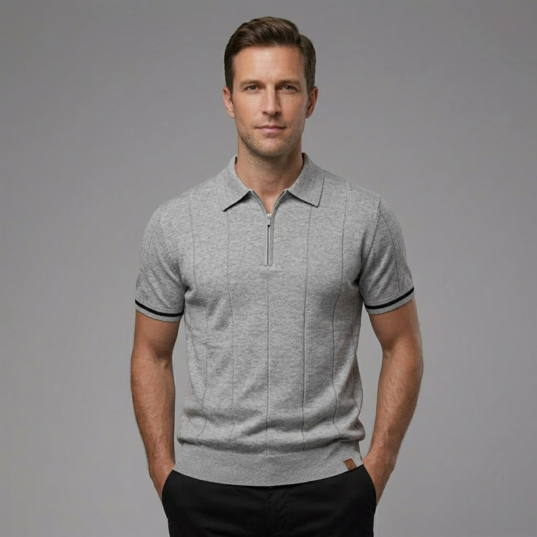 Le Polo à Zip Quart de Briarcliff pour Hommes