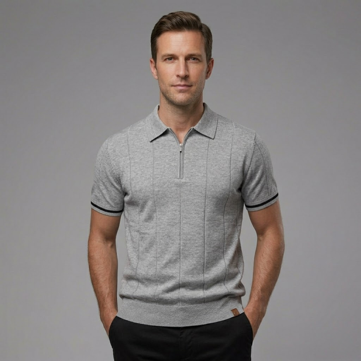 Le Polo à Zip Quart de Briarcliff pour Hommes