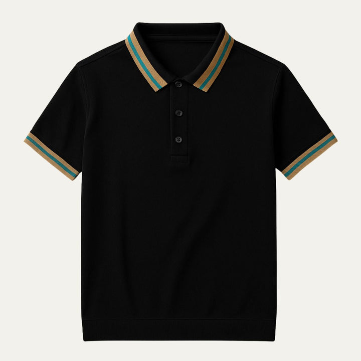 Le Polo en Coton Rayé Bellagio