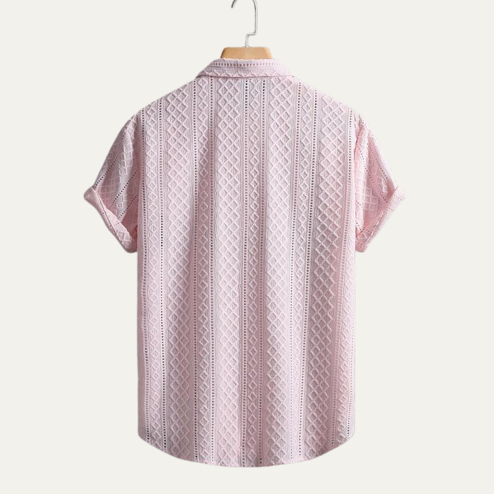 La Chemise à Boutons Texturée Douce pour Hommes Foxbrook