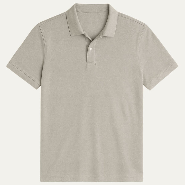 La Chemise Polo Blanche Corse pour Hommes – Style Éternel de Vieille Argent
