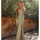Jocelynn | Robe Longue Élégante Asymétrique pour Femme