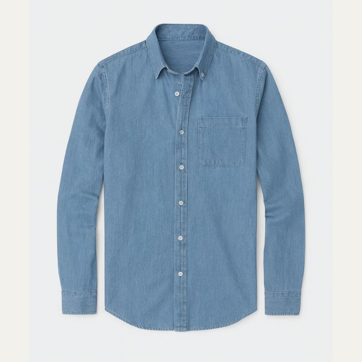 La Chemise en Denim Décontractée Boston pour Hommes
