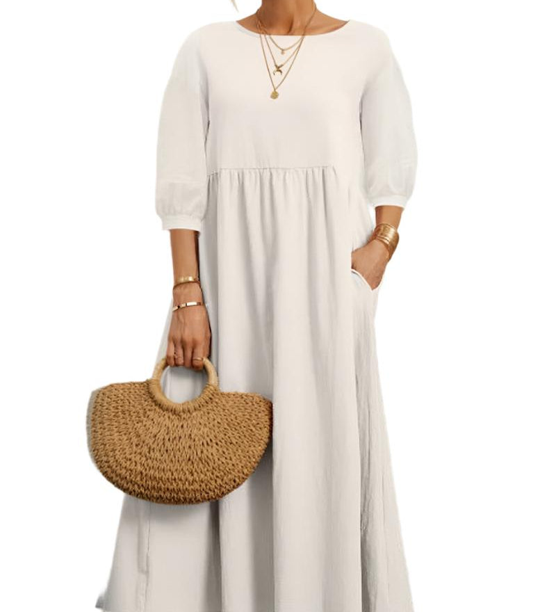 Flore | Robe en Coton et Lin pour Femmes