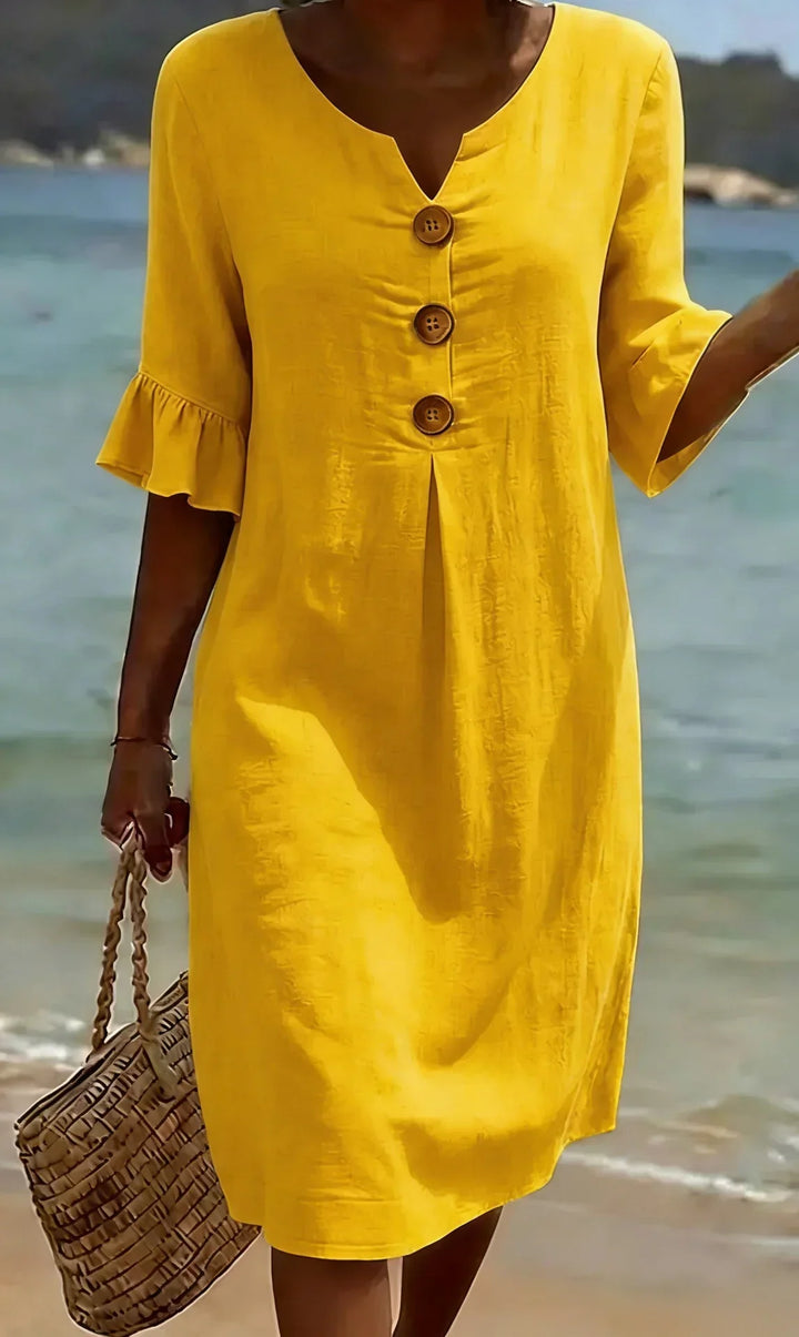Amaia | Robe élégante en lin