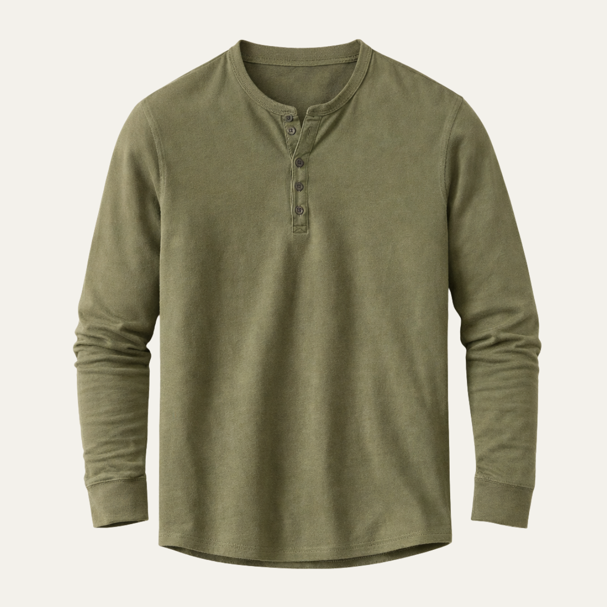 La Chemise Henley en Mélange de Coton Respirant pour Hommes Meadowcrest Hill