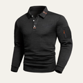 Polo de golf à manches longues pour hommes Benevento à séchage rapide