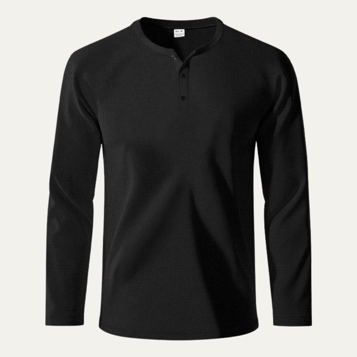 La Chemise Thermique Henley à Gaufres Décontractée pour Hommes Pinecrest Creek