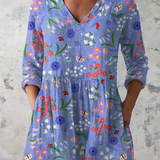 Aline | Blouse Longue avec Décolleté en V