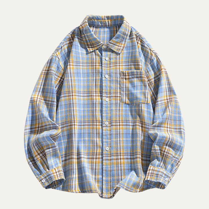 La chemise à carreaux décontractée rétro pour homme Glenhurst