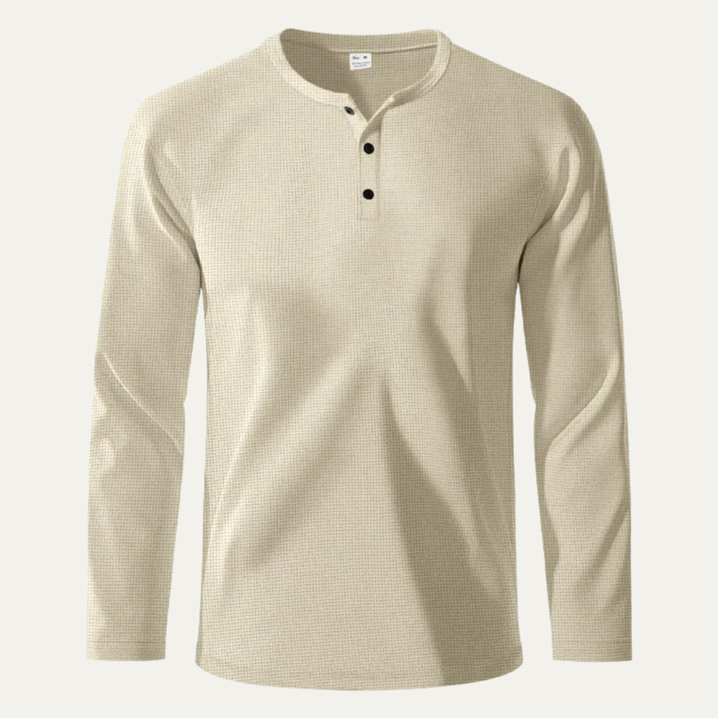 La Chemise Thermique Henley à Gaufres Décontractée pour Hommes Pinecrest Creek