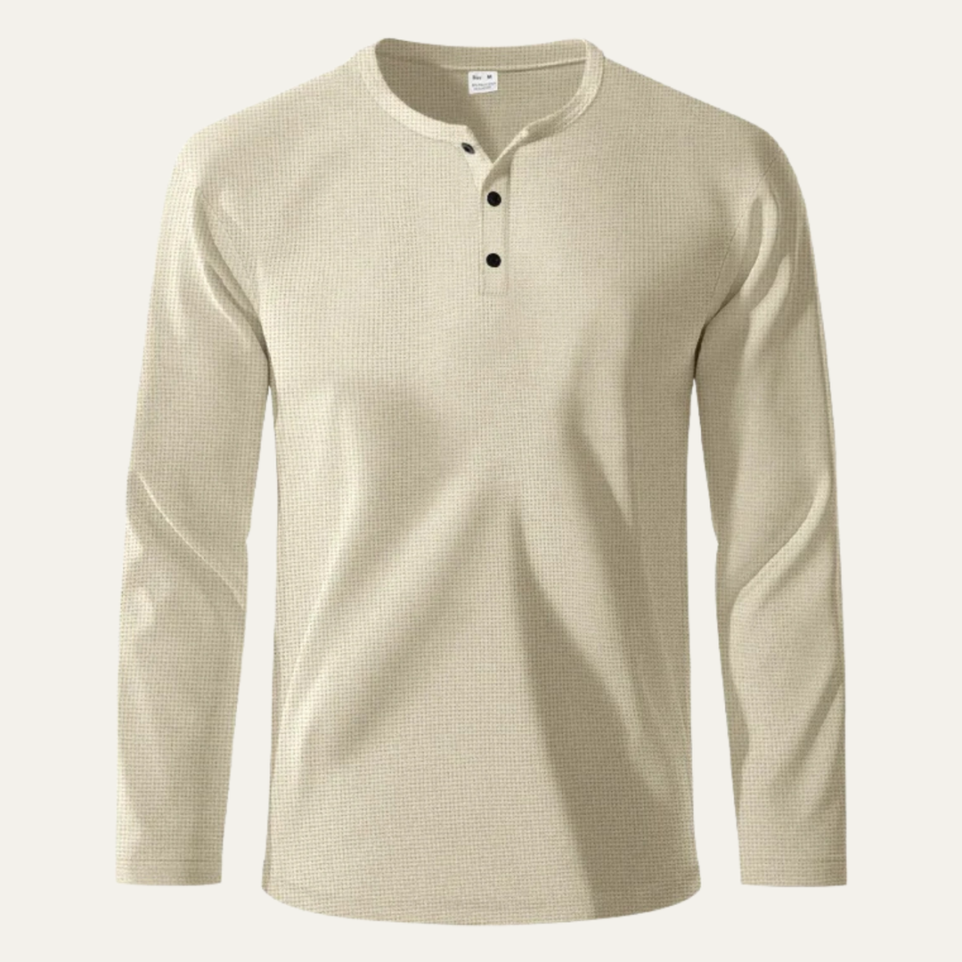 La Chemise Thermique Henley à Gaufres Décontractée pour Hommes Pinecrest Creek