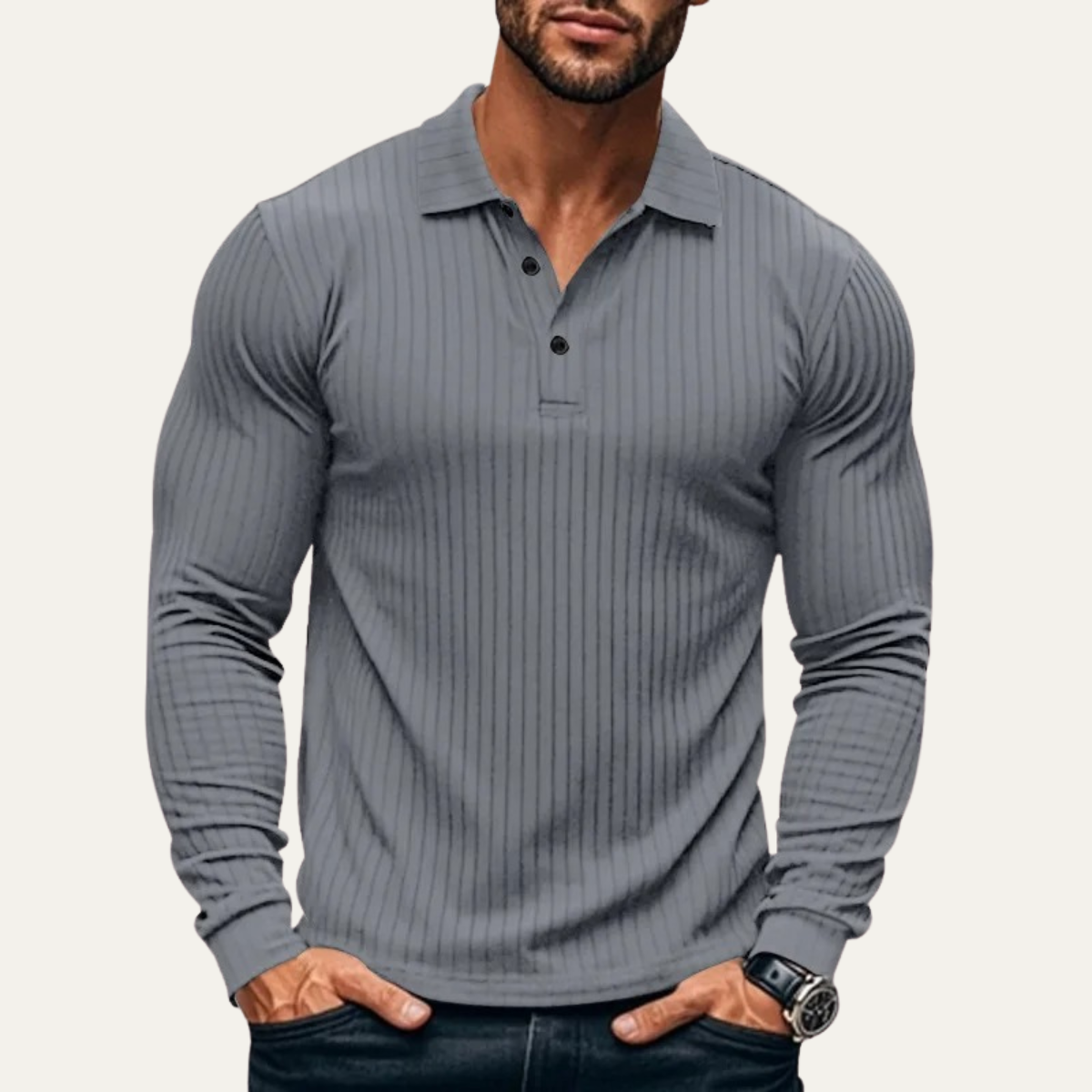 Le Polo en Maille Côtelée pour Homme Sorrento