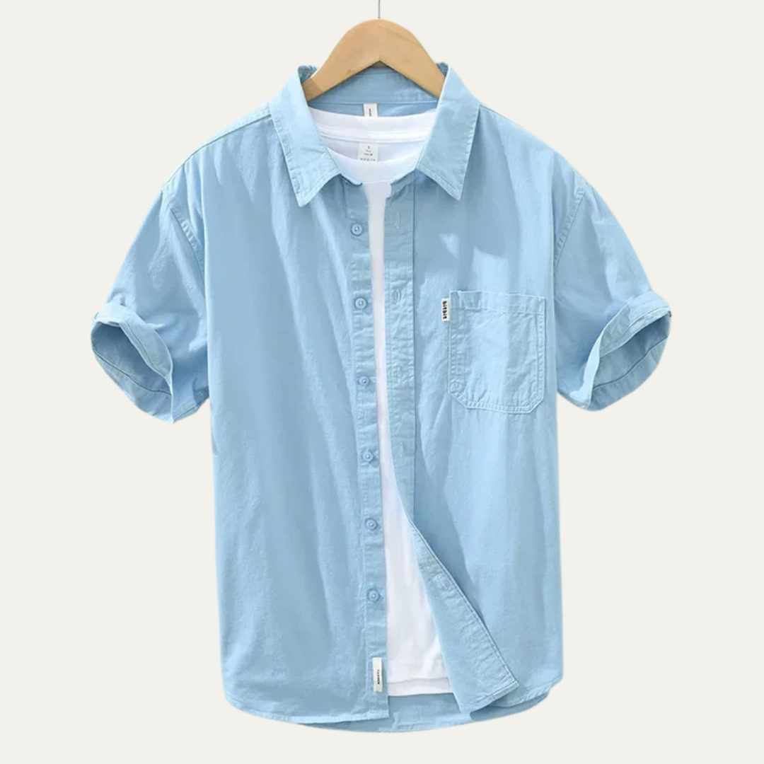 La chemise décontractée pour homme Ashwater en 100 % coton avec poche