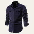 La Chemise en Velours Côtelé Ajustée et Tendance pour Homme Oaklawn