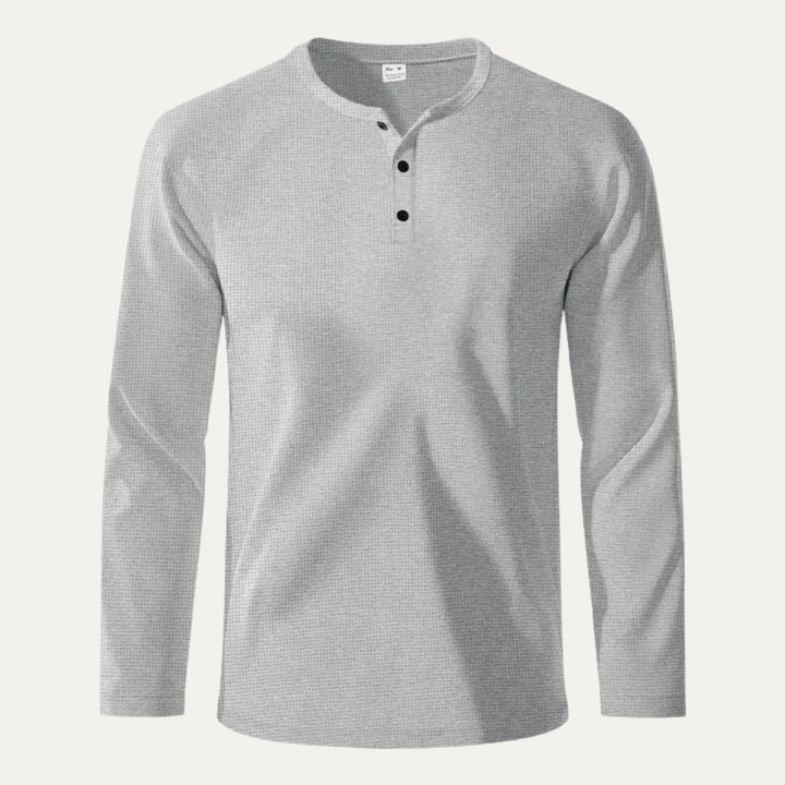 La Chemise Thermique Henley à Gaufres Décontractée pour Hommes Pinecrest Creek