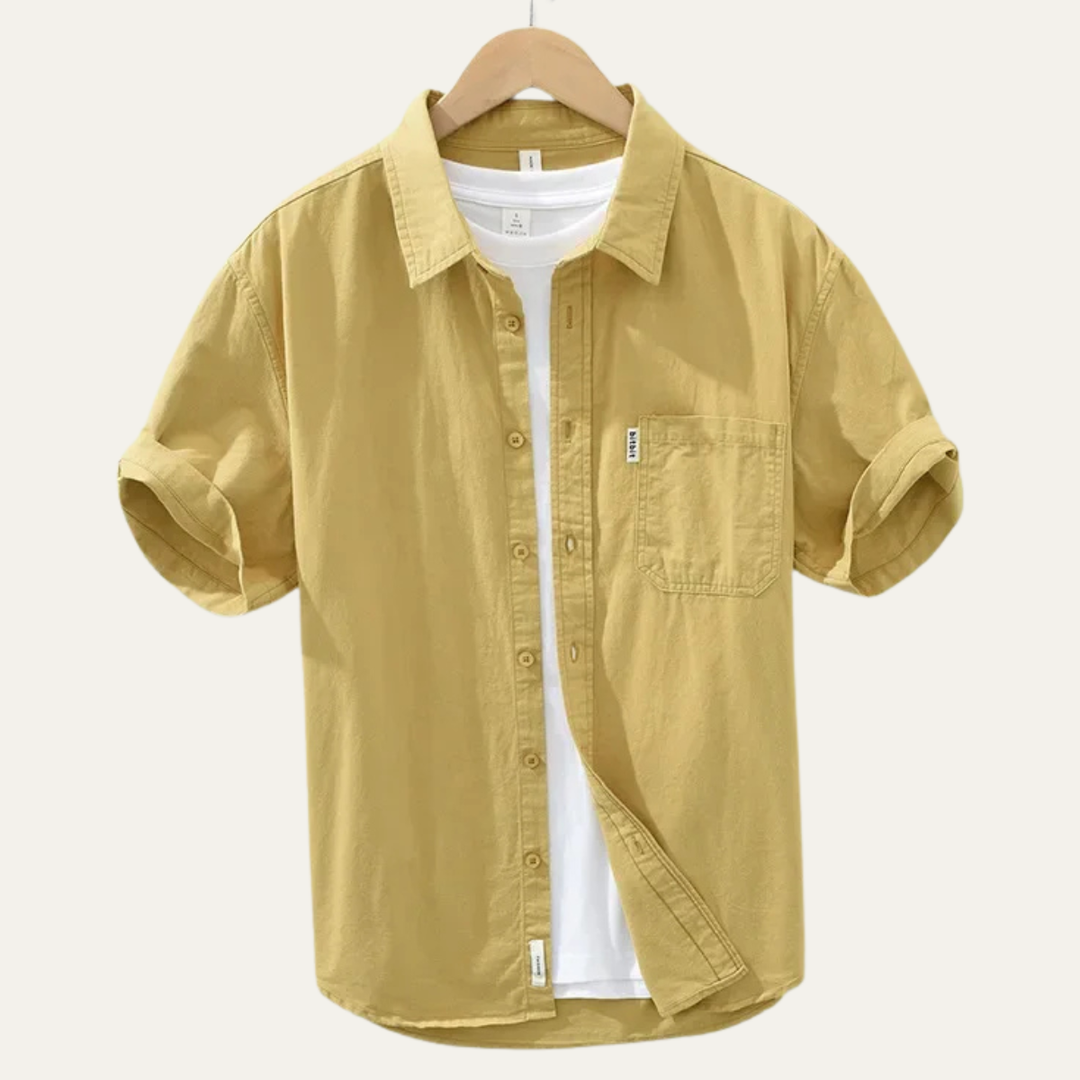La chemise décontractée pour homme Ashwater en 100 % coton avec poche
