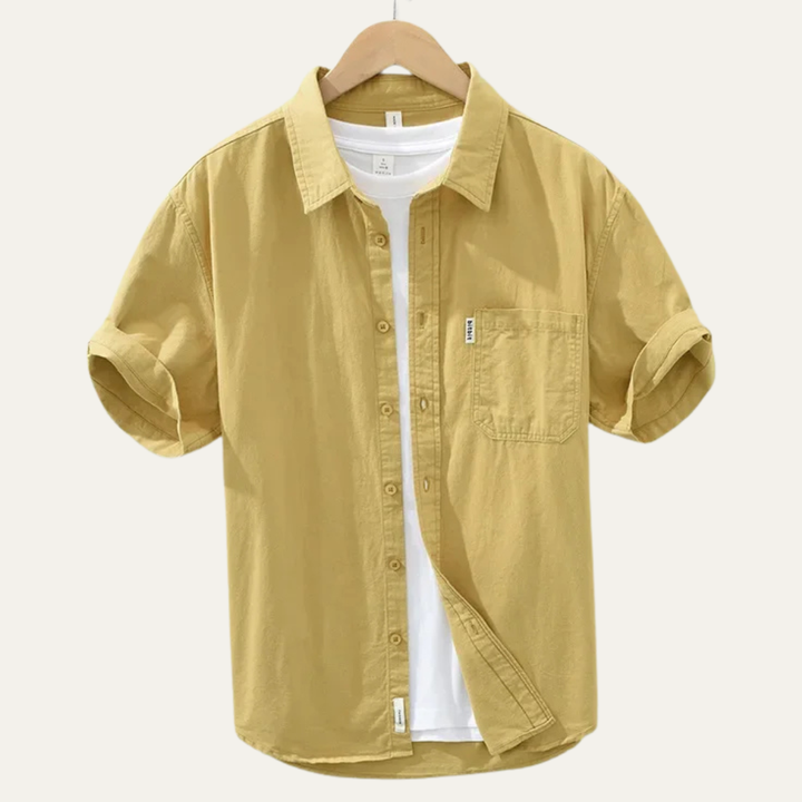 La chemise décontractée pour homme Ashwater en 100 % coton avec poche
