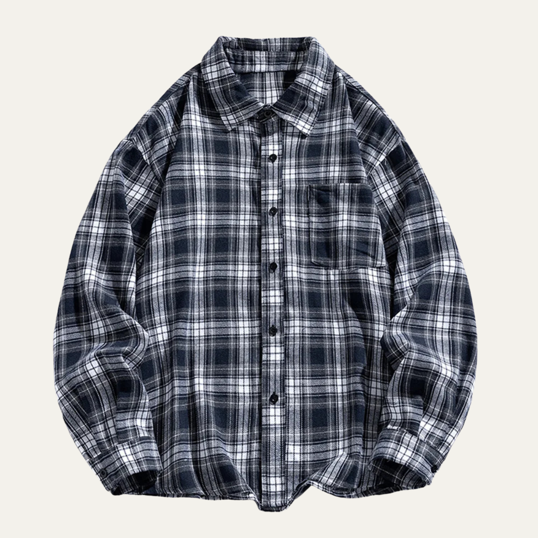 La chemise à carreaux décontractée rétro pour homme Glenhurst