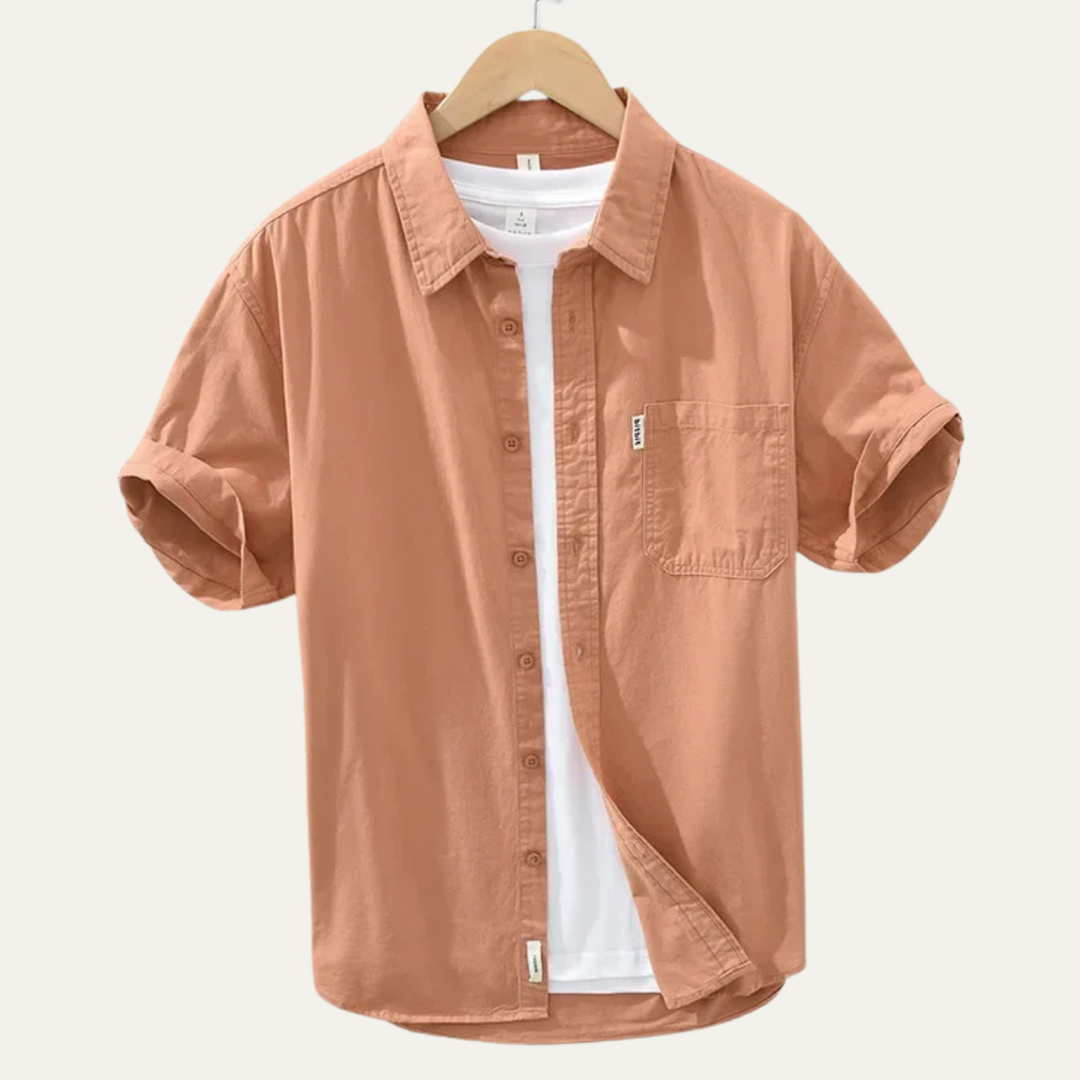 La chemise décontractée pour homme Ashwater en 100 % coton avec poche
