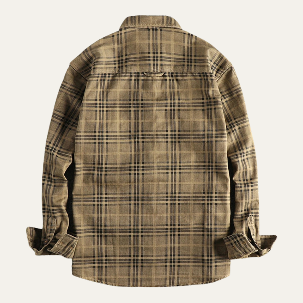 La chemise-jetée en coton léger à carreaux Timbercrest Ridge pour hommes