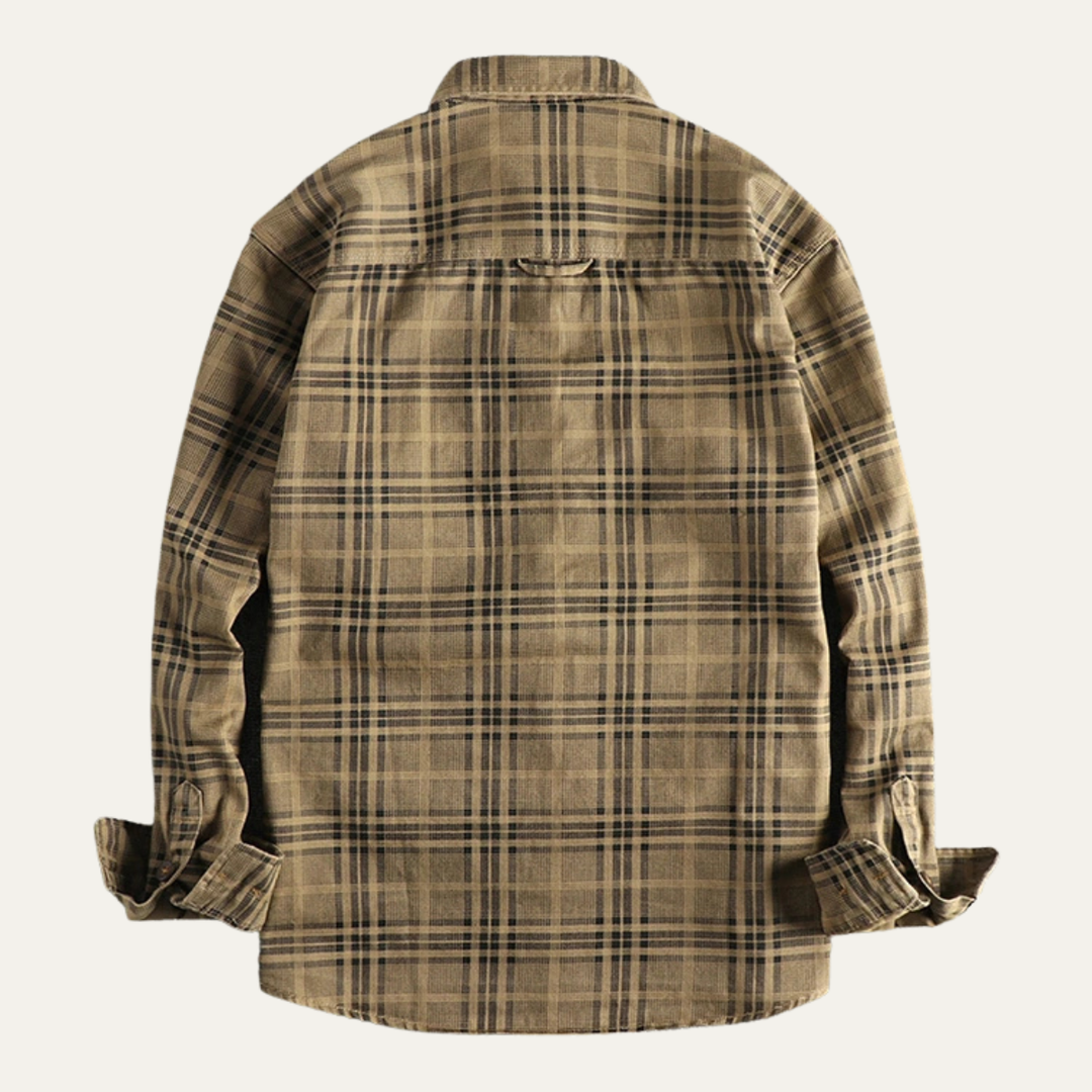 La chemise-jetée en coton léger à carreaux Timbercrest Ridge pour hommes