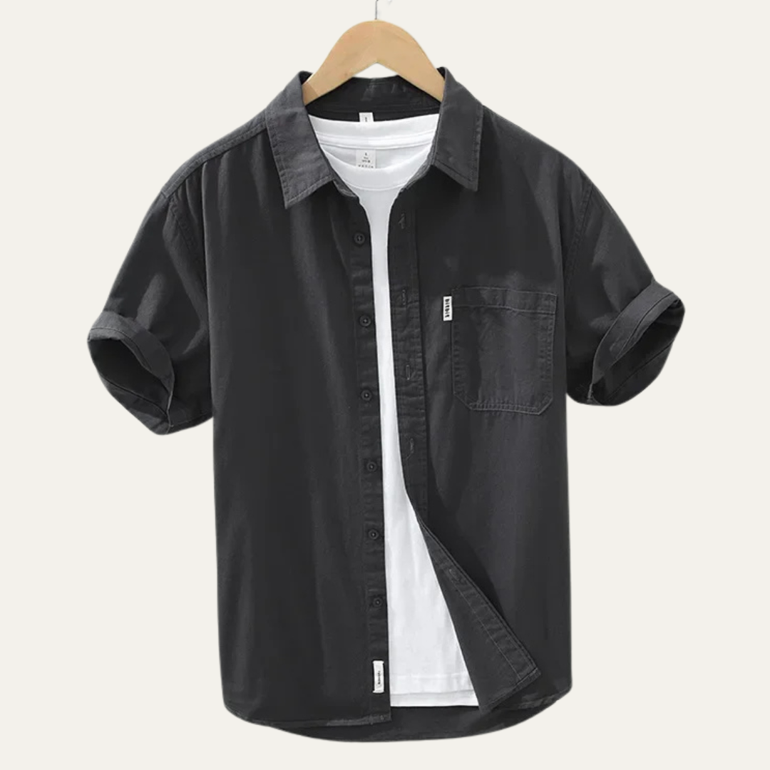 La chemise décontractée pour homme Ashwater en 100 % coton avec poche