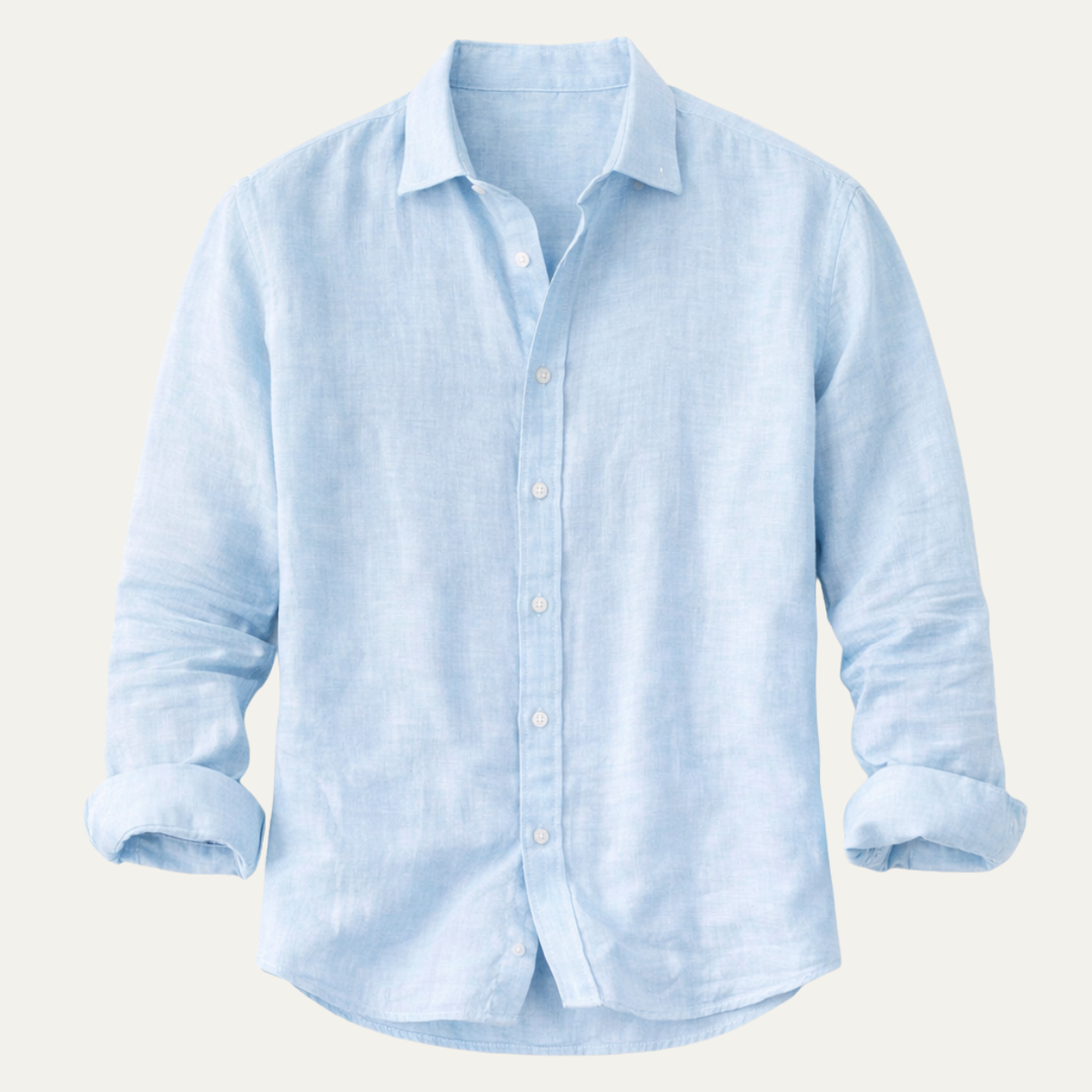 La Chemise Casual en Coton et Lin pour Hommes Silverpark Ridge