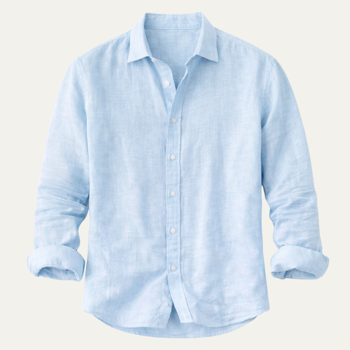 La Chemise Casual en Coton et Lin pour Hommes Silverpark Ridge