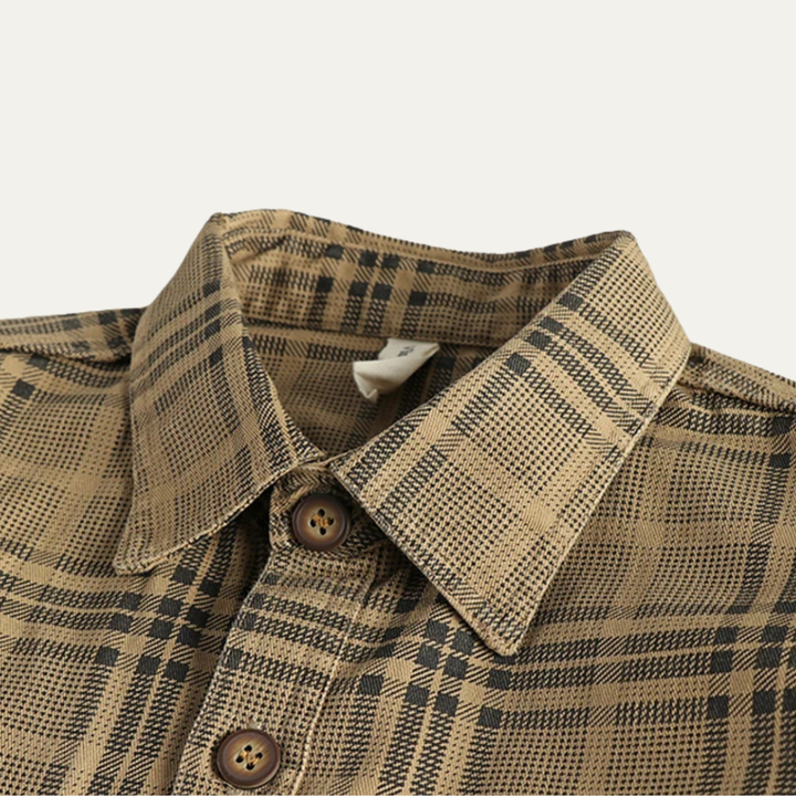 La chemise-jetée en coton léger à carreaux Timbercrest Ridge pour hommes