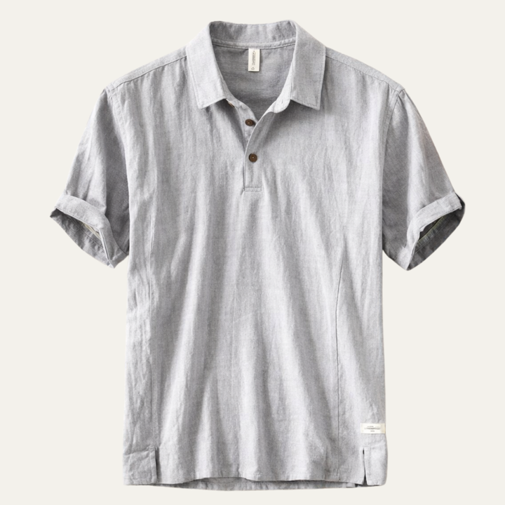 Le Polo Casual en Lin à Manches Courtes pour Homme Montrose Ridge