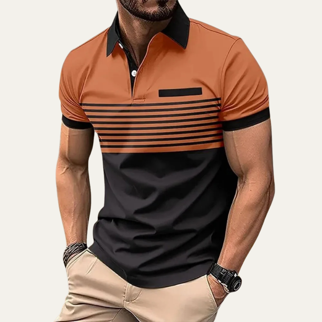 Le Polo Rayé Slim Fit Tendance pour Homme Trieste